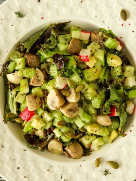 Marinated Mushroom & VLC Veg Salad
