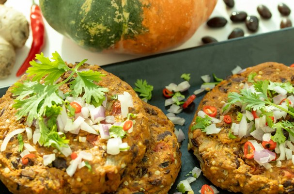 Bean & Pumpkin Curry Patties