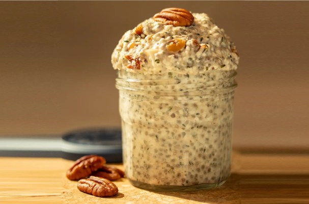 Nutty Overnight Chia Hemp Pudding