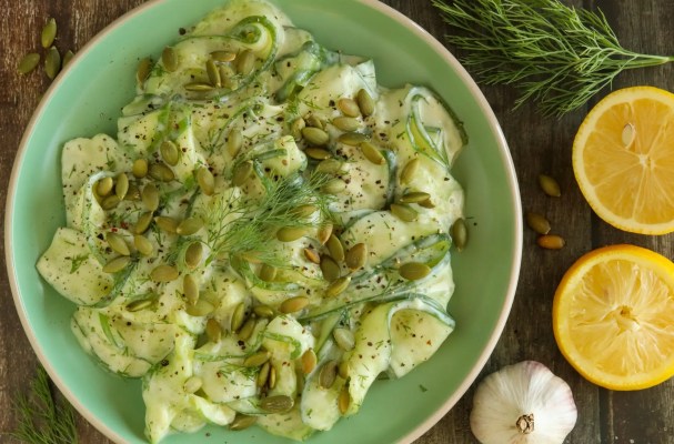 Tzatziki-Inspired Cucumber Salad