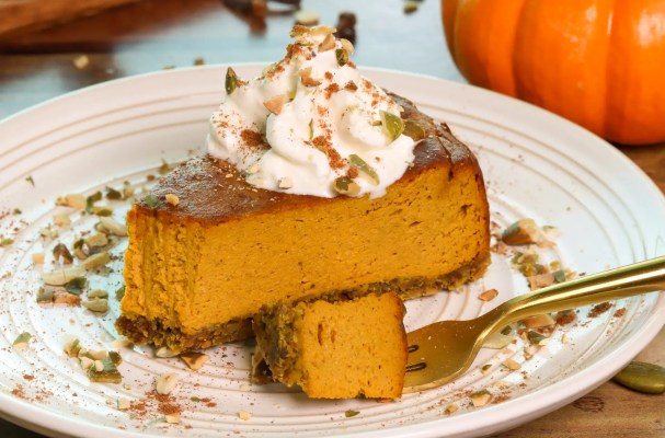 Cheesecake Style Pumpkin Pie