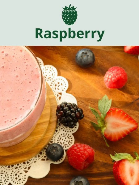 Fruit Tea Smoothie (Raspberry)