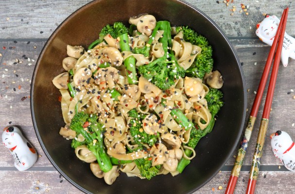 Stir Fry Inspired Pasta
