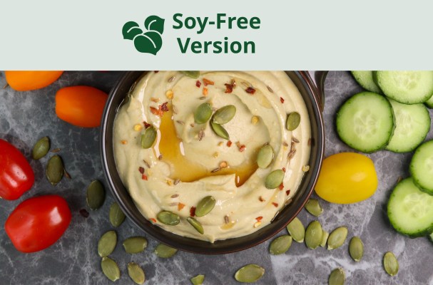 Toasted Pumpkin Seed Hummus (Chickpeas)