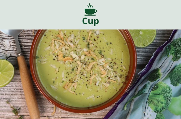 Cheesy Broccoli Blender Soup (Cup)